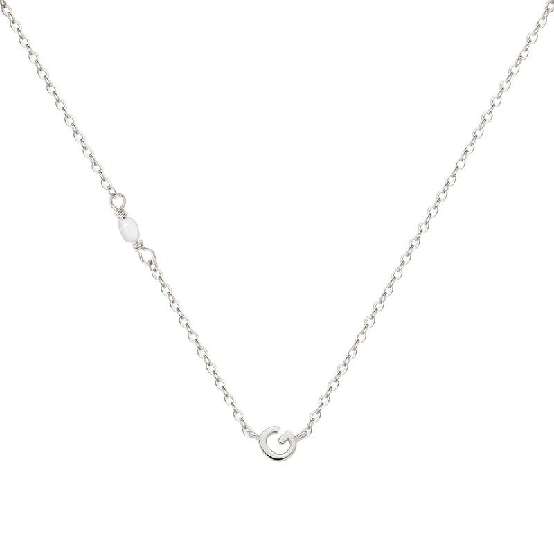 PEARL LETTER NECKLACE