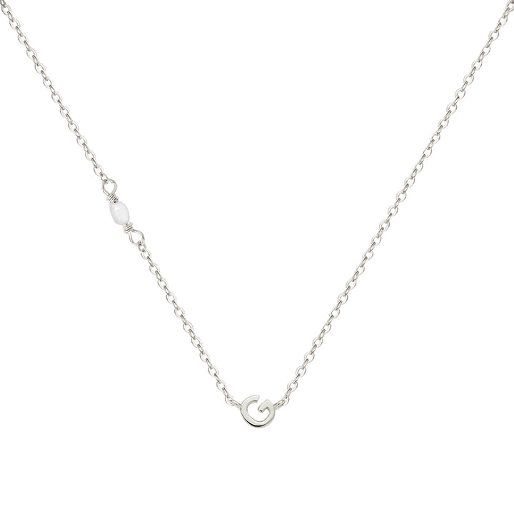 PEARL LETTER NECKLACE