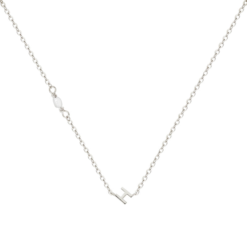 PEARL LETTER NECKLACE
