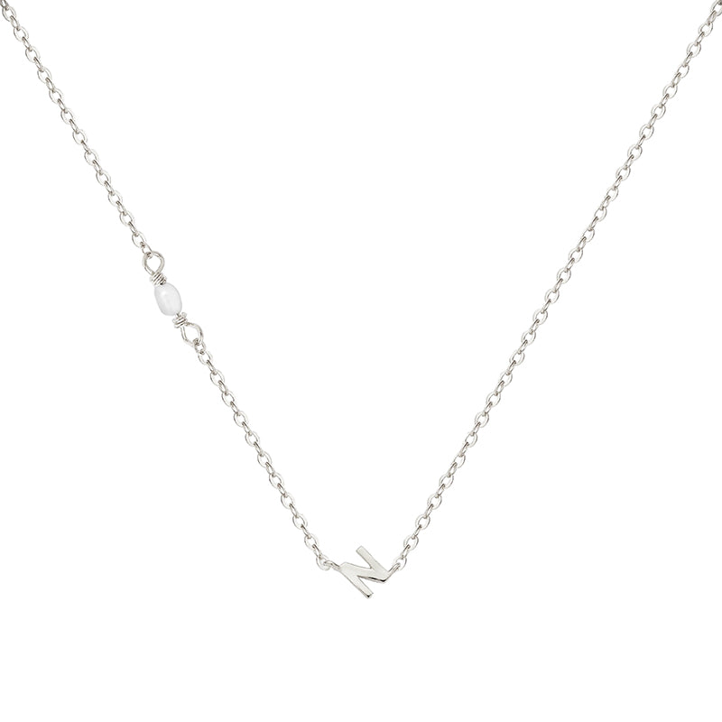 PEARL LETTER NECKLACE
