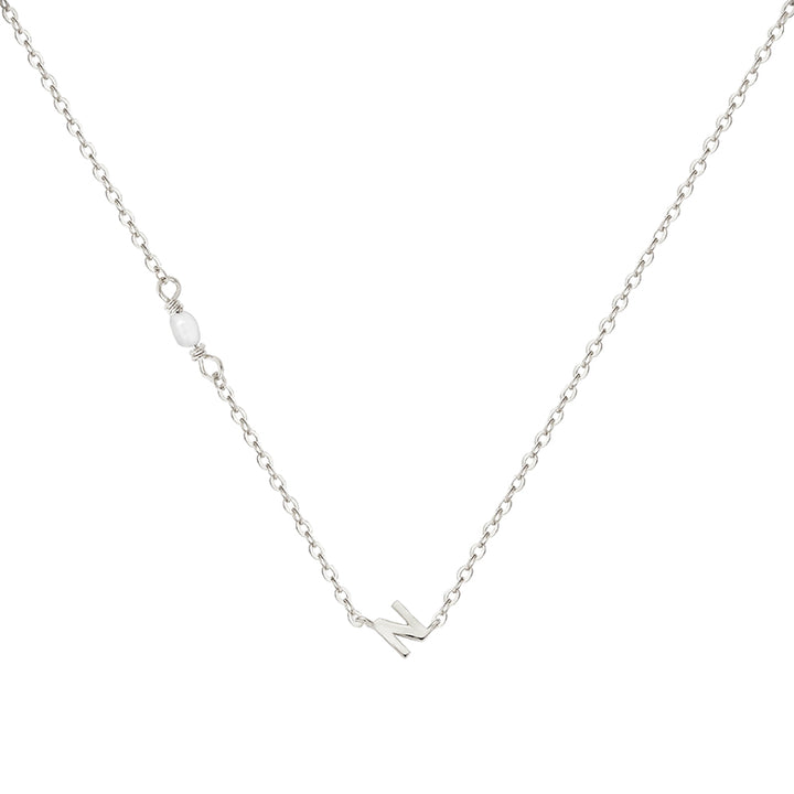 PEARL LETTER NECKLACE