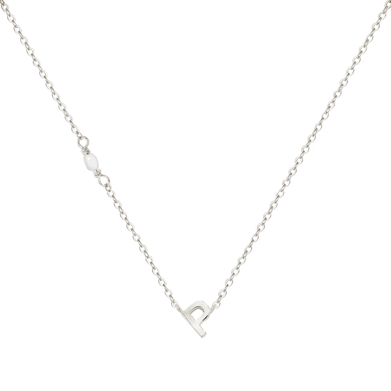 PEARL LETTER NECKLACE