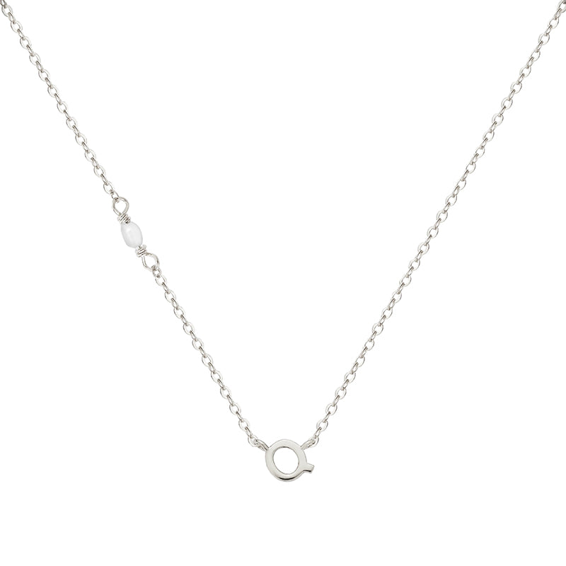 PEARL LETTER NECKLACE