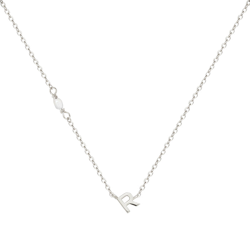 PEARL LETTER NECKLACE