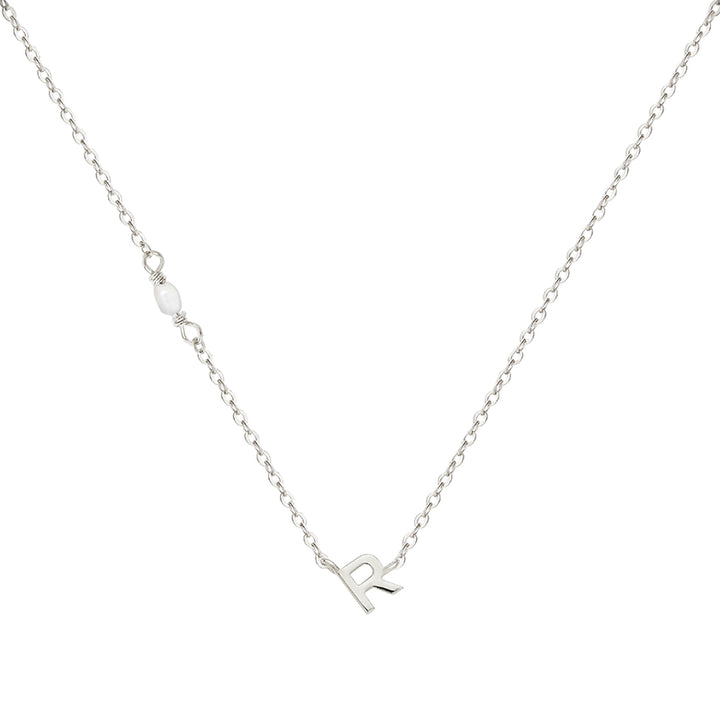 PEARL LETTER NECKLACE