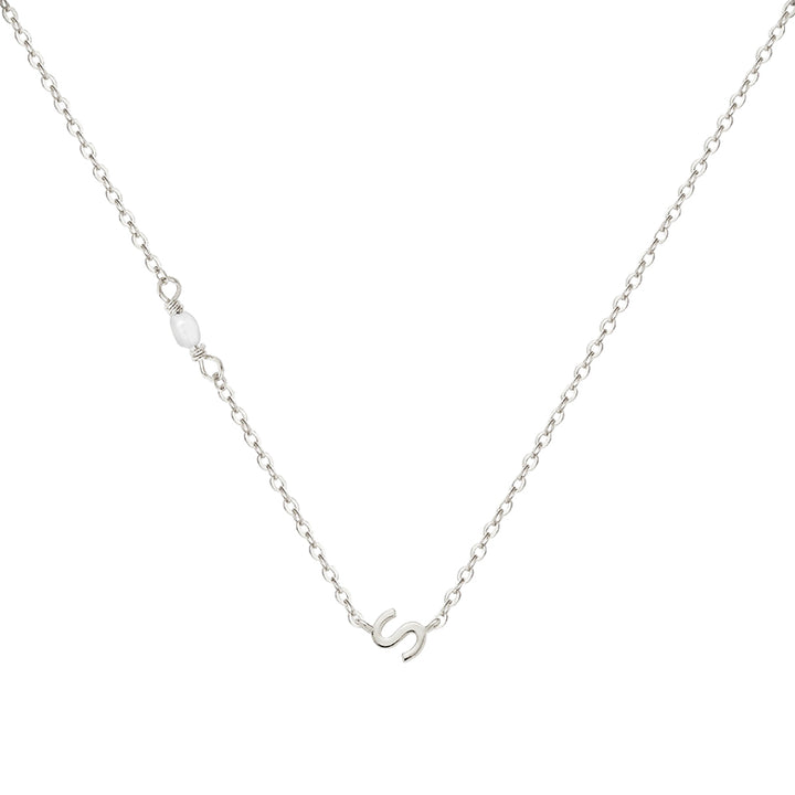 PEARL LETTER NECKLACE