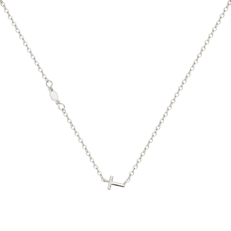 PEARL LETTER NECKLACE