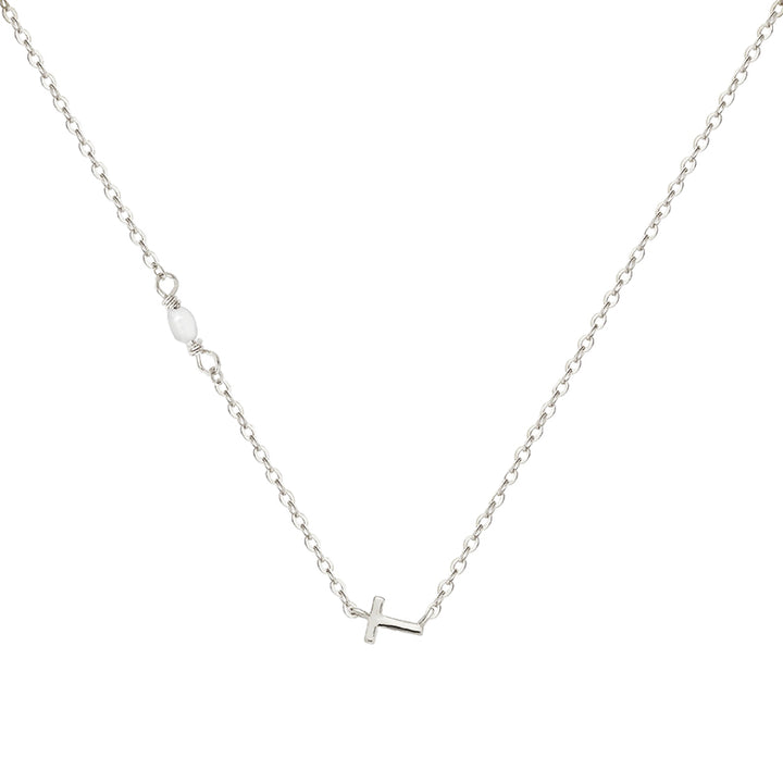 PEARL LETTER NECKLACE