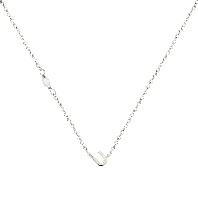 PEARL LETTER NECKLACE