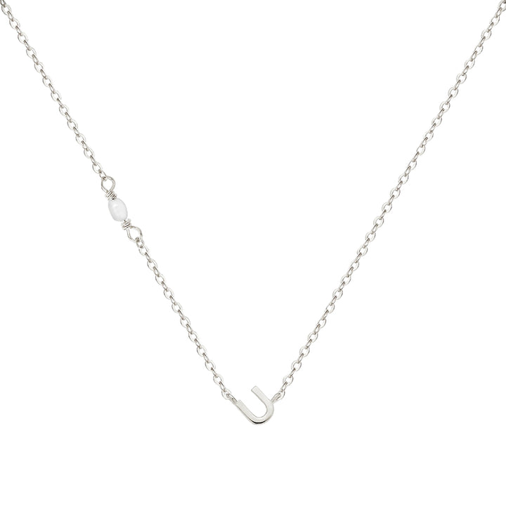 PEARL LETTER NECKLACE