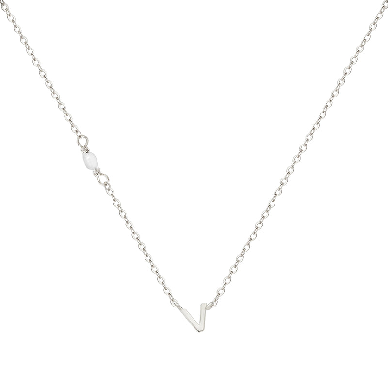 PEARL LETTER NECKLACE