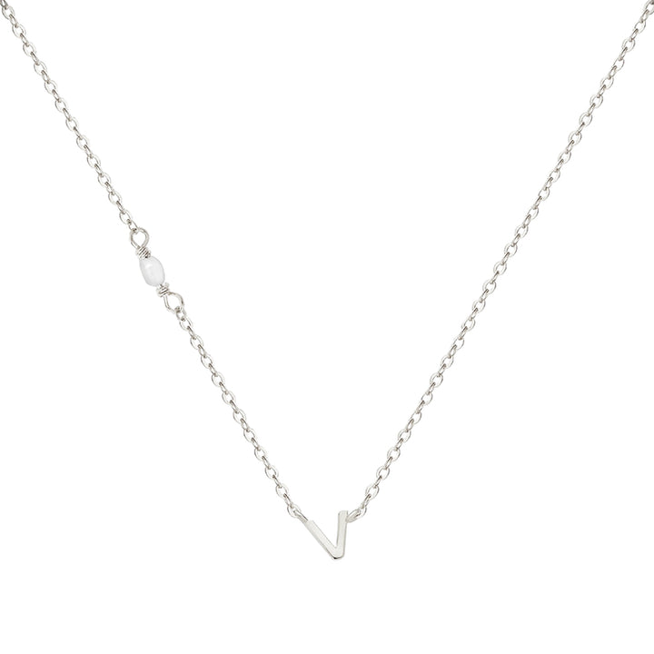 PEARL LETTER NECKLACE