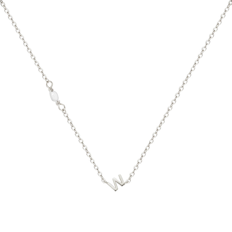 PEARL LETTER NECKLACE