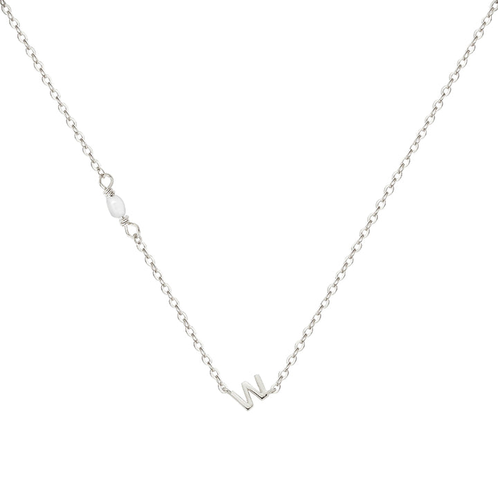 PEARL LETTER NECKLACE