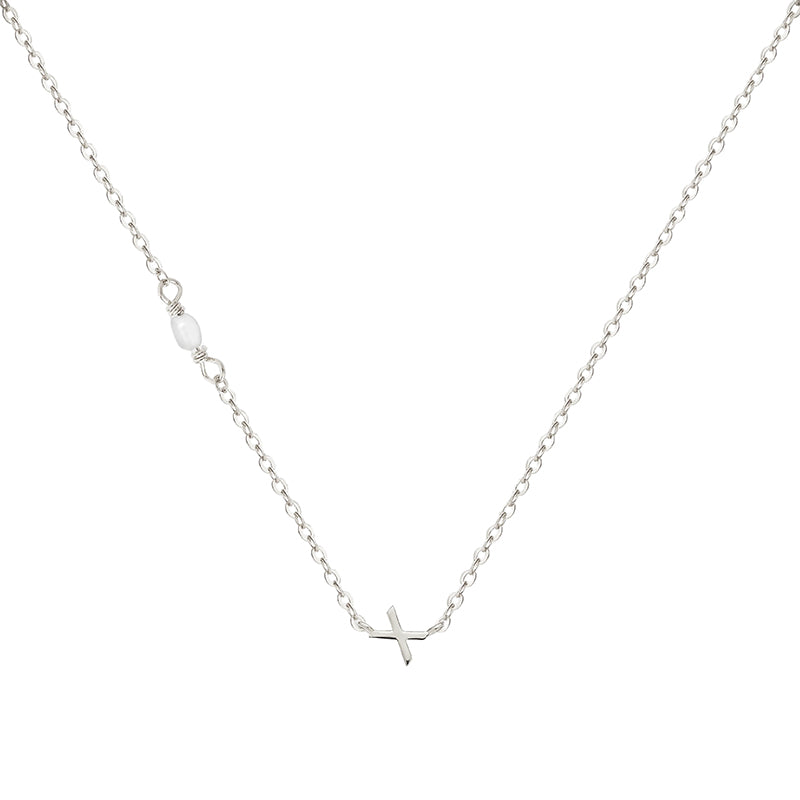 PEARL LETTER NECKLACE