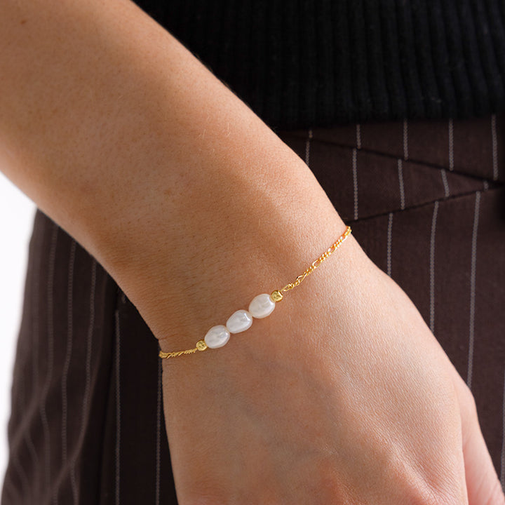 CHAIN OF PEARLS FIAGRO BRACELET