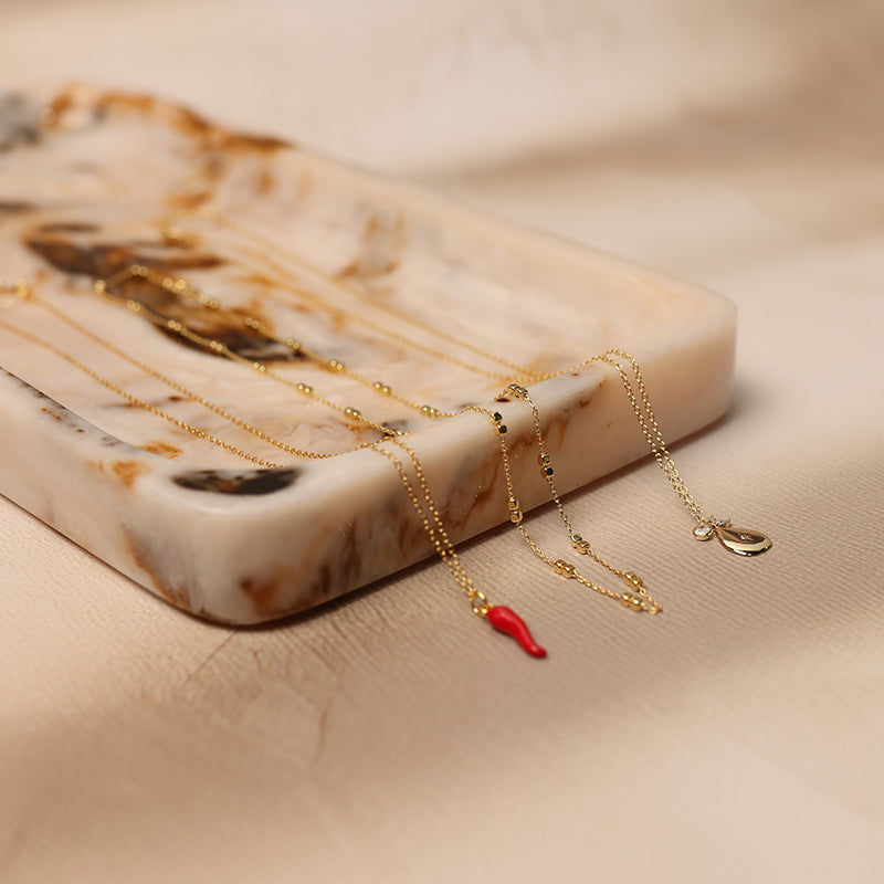 SPICY RED CORNICELLO NECKLACE