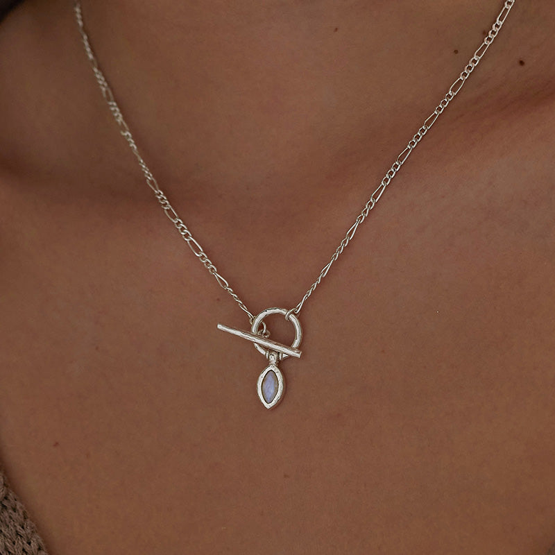 MOONSTONE TOGGLE NECKLACE