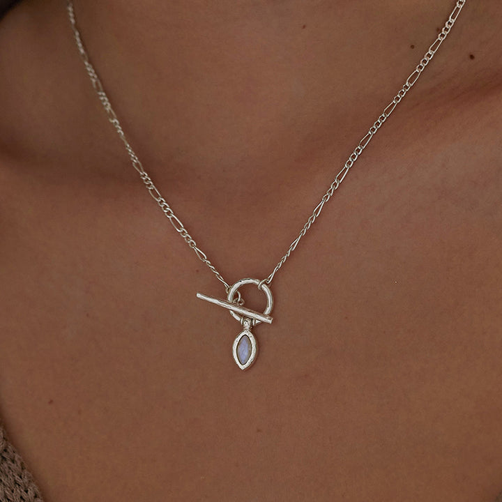 MOONSTONE TOGGLE NECKLACE