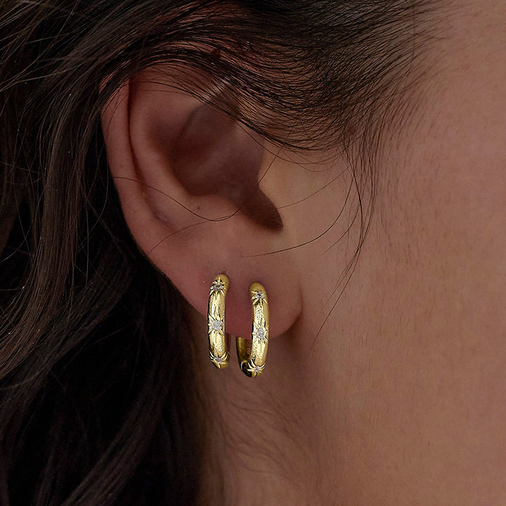 STARBURST HOOPS