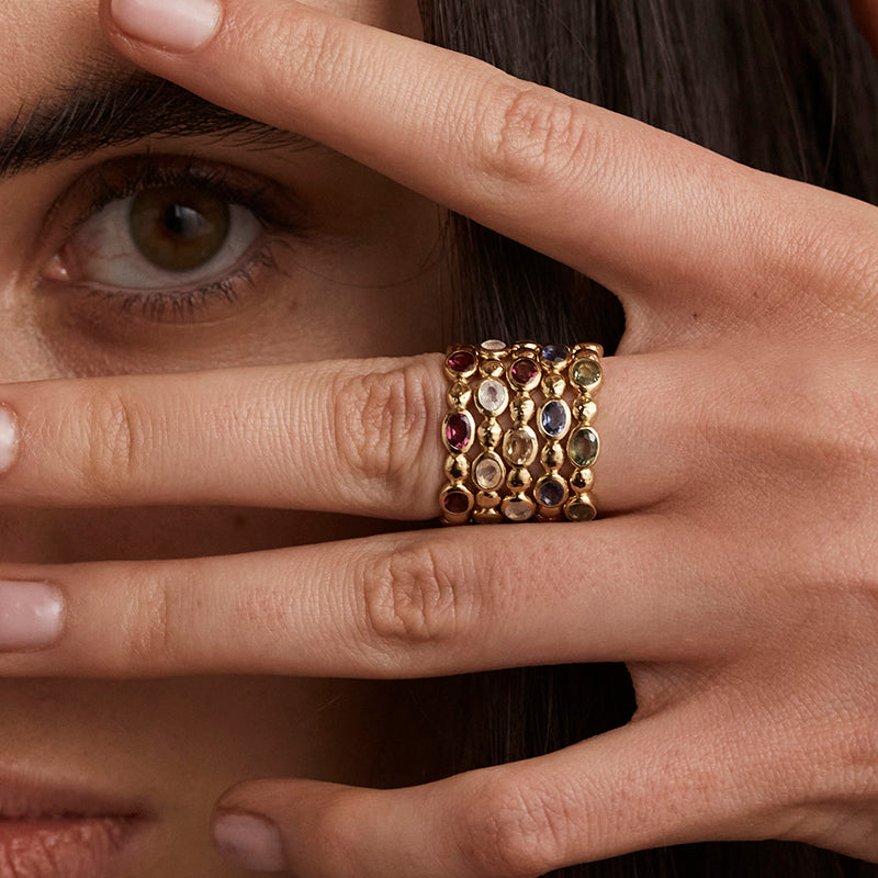 PEBBLE MIXED STACKER