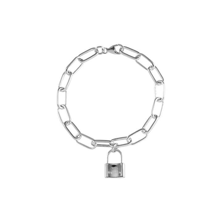 LITTLE LAUREN LINK VT LOCK BRACELET