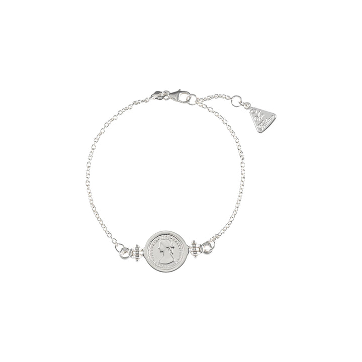 FINE HINGED MINI COIN BRACELET