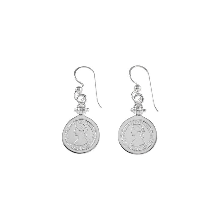 HINGED MINI COIN EARRINGS