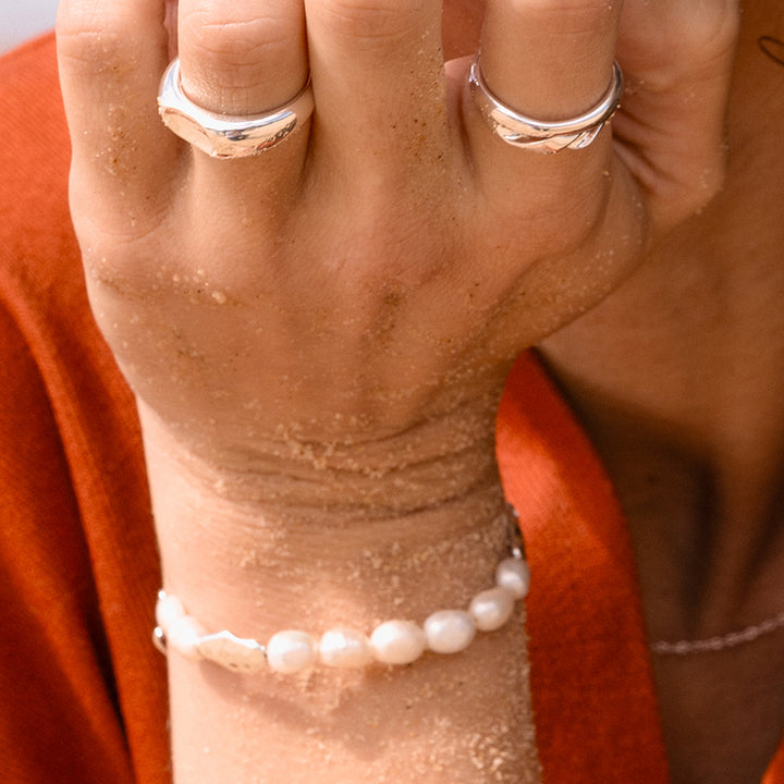 SEAFOAM PEARL BRACELET