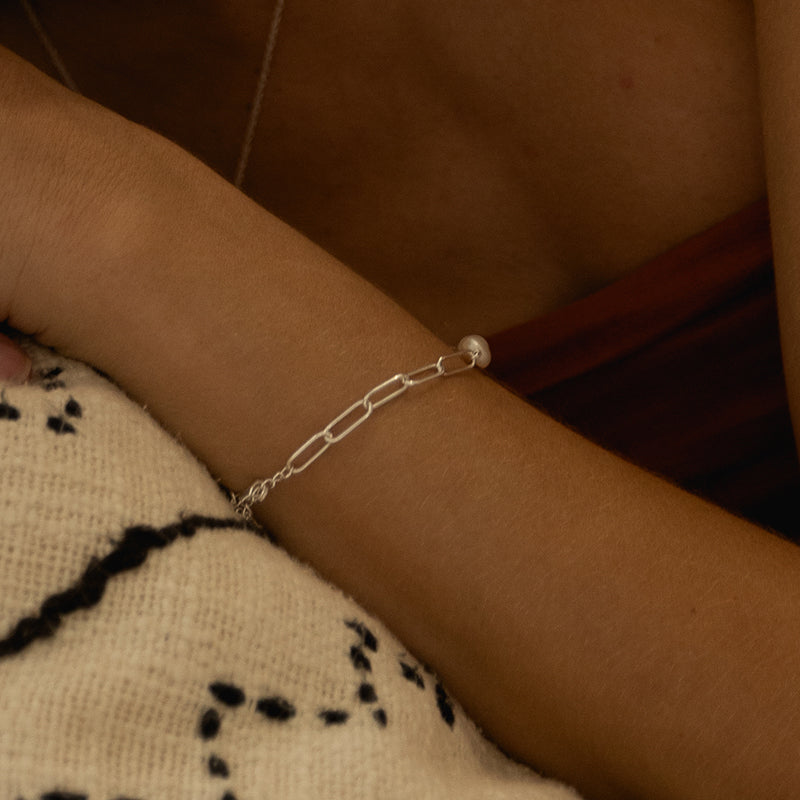 SEAFOAM PEARL BRACELET