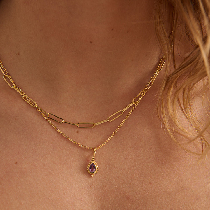 FEBRUARY AMETHYST BIRTHSTONE CHARM