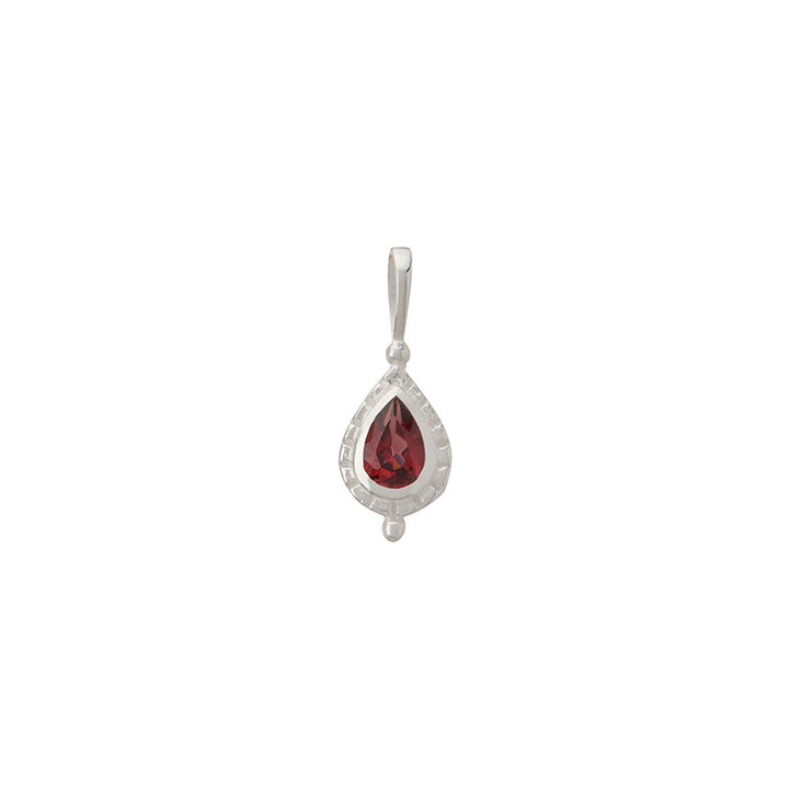 JANUARY GARNET BIRTHSTONE CHARM