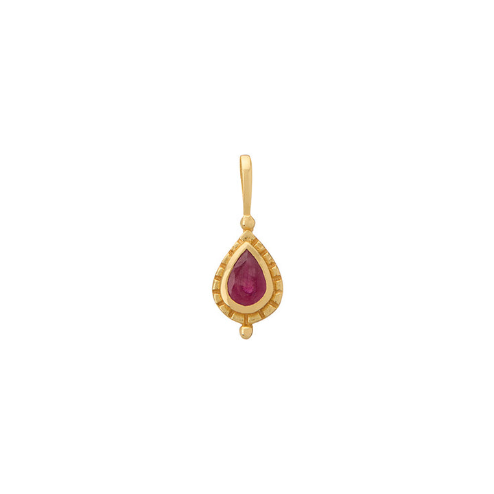 JULY RUBY BIRTHSTONE CHARM