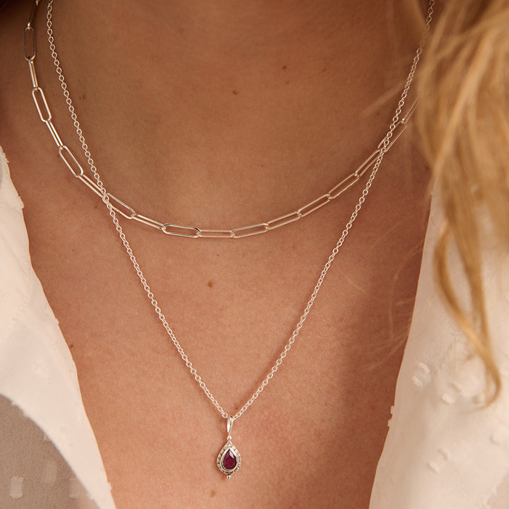 JULY RUBY BIRTHSTONE CHARM