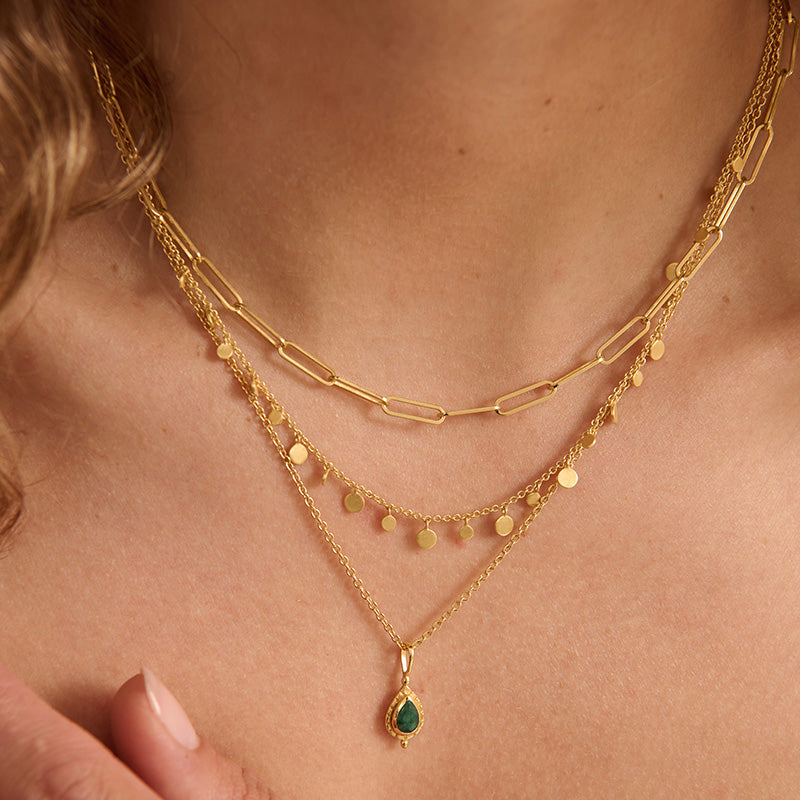 MAY EMERALD BIRTHSTONE CHARM