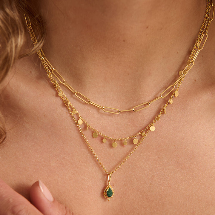 MAY EMERALD BIRTHSTONE CHARM