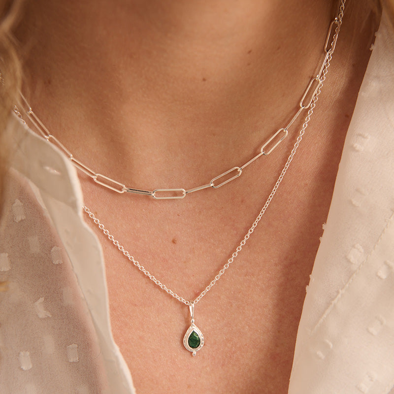 MAY EMERALD BIRTHSTONE CHARM