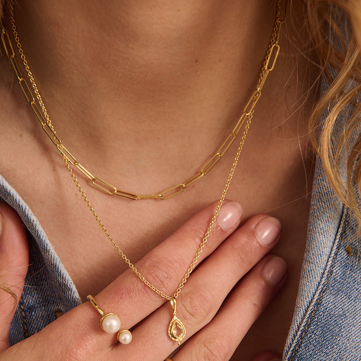 NOVEMBER CITRINE BIRTHSTONE CHARM