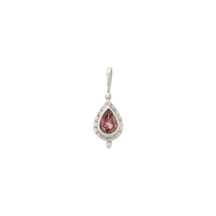 OCTOBER PINK TOURMALINE BIRTHSTONE CHARM