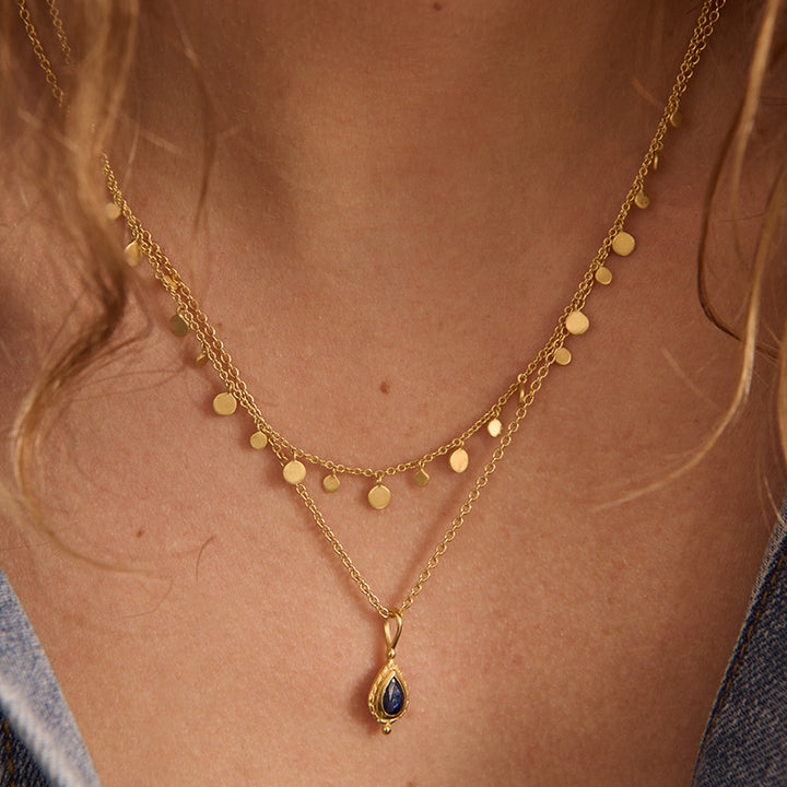 SEPTEMBER SAPPHIRE BIRTHSTONE CHARM