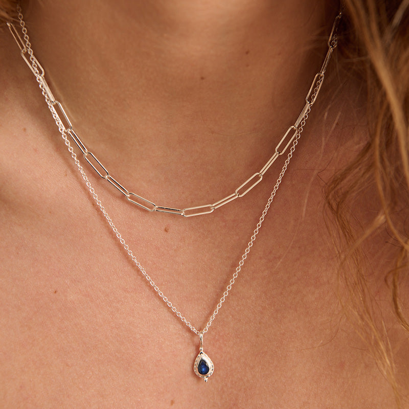 SEPTEMBER SAPPHIRE BIRTHSTONE CHARM