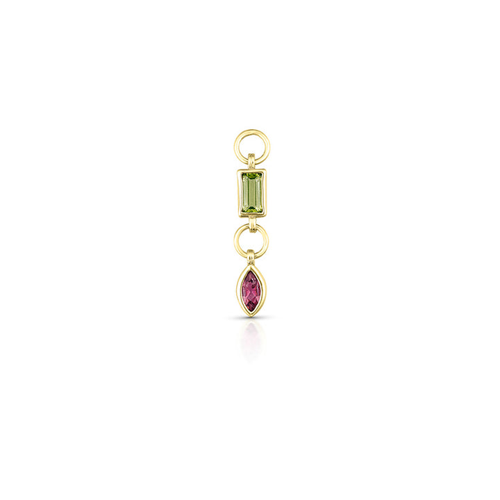 CALYPSO PERIDOT GOLD CHARM