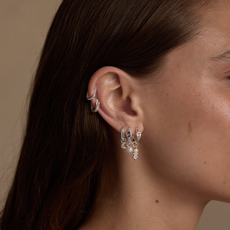 FARAH PEARL SILVER CHARM