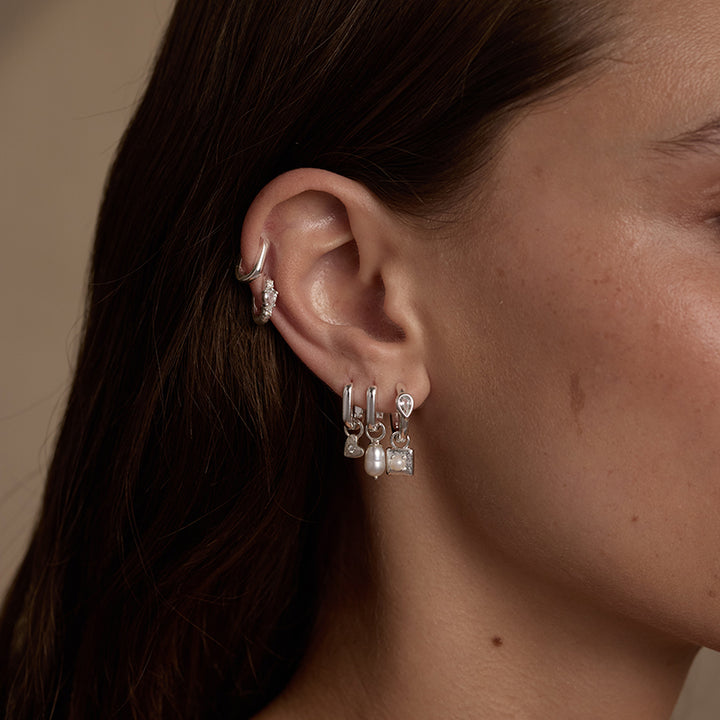 IDA PEARL SILVER CHARM