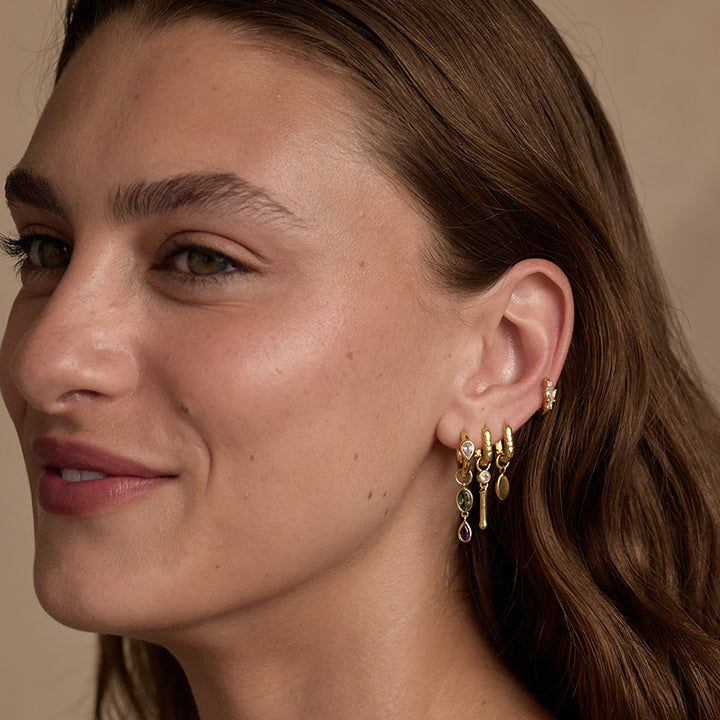 HELENA APATITE GOLD CHARM