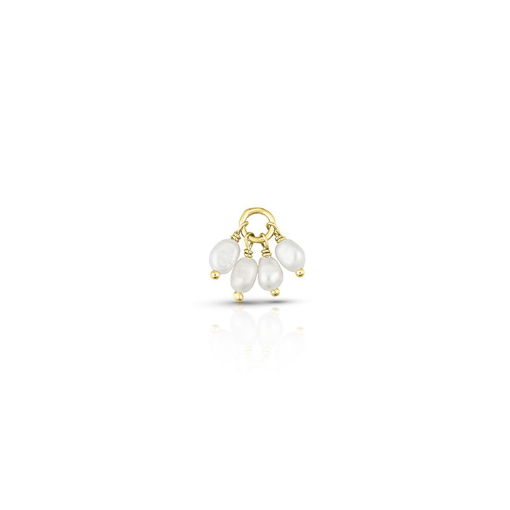 CLUSTER PEARL GOLD CHARM