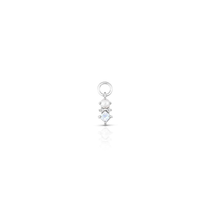 FARAH PEARL SILVER CHARM