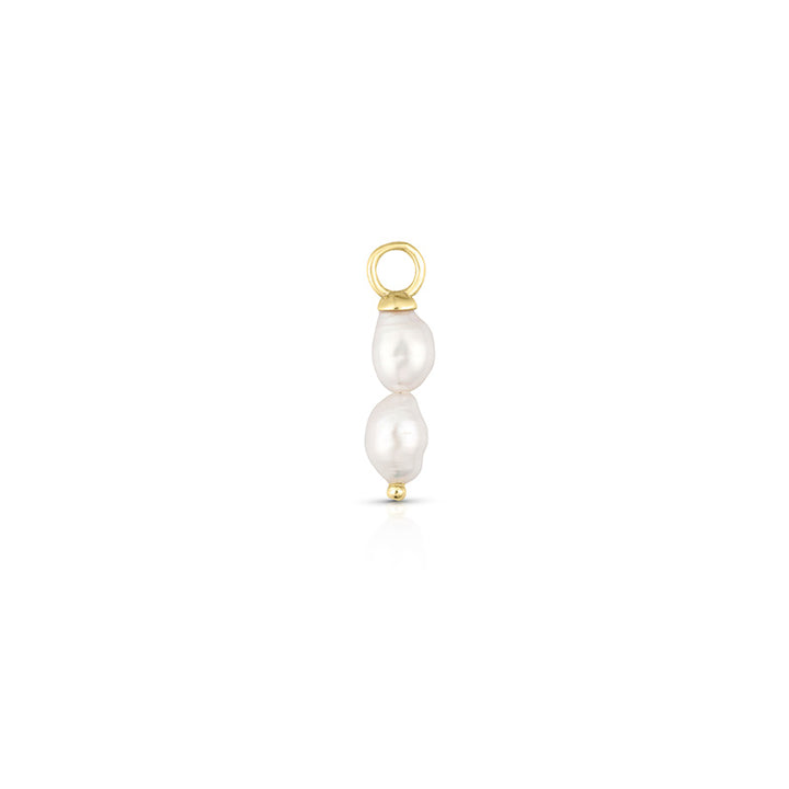 PEARL DUET GOLD CHARM