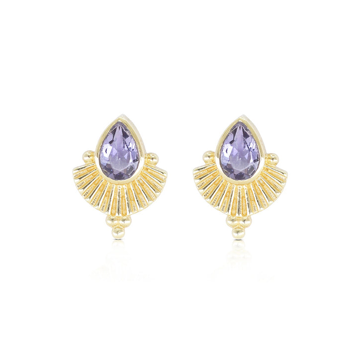 VENUS IOLITE EARRINGS