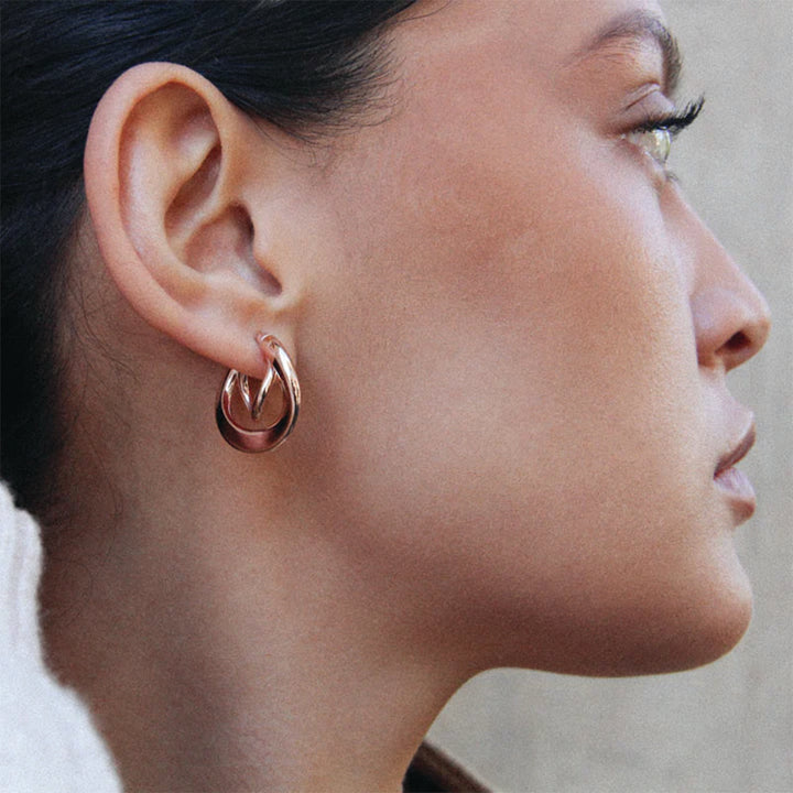 BABY STRUDEL HOOP EARRINGS